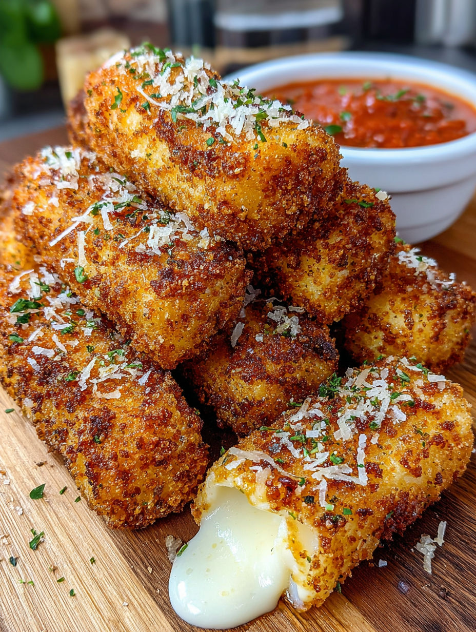 Nashville Hot Mozzarella Sticks.