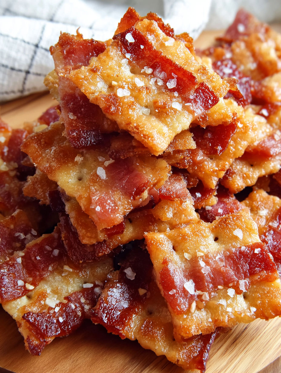 Bacon Crackers Sweet Savory.