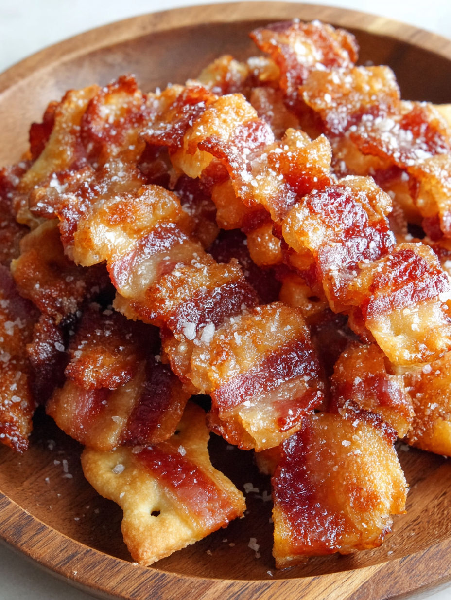 Bacon Crackers Sweet Savory.