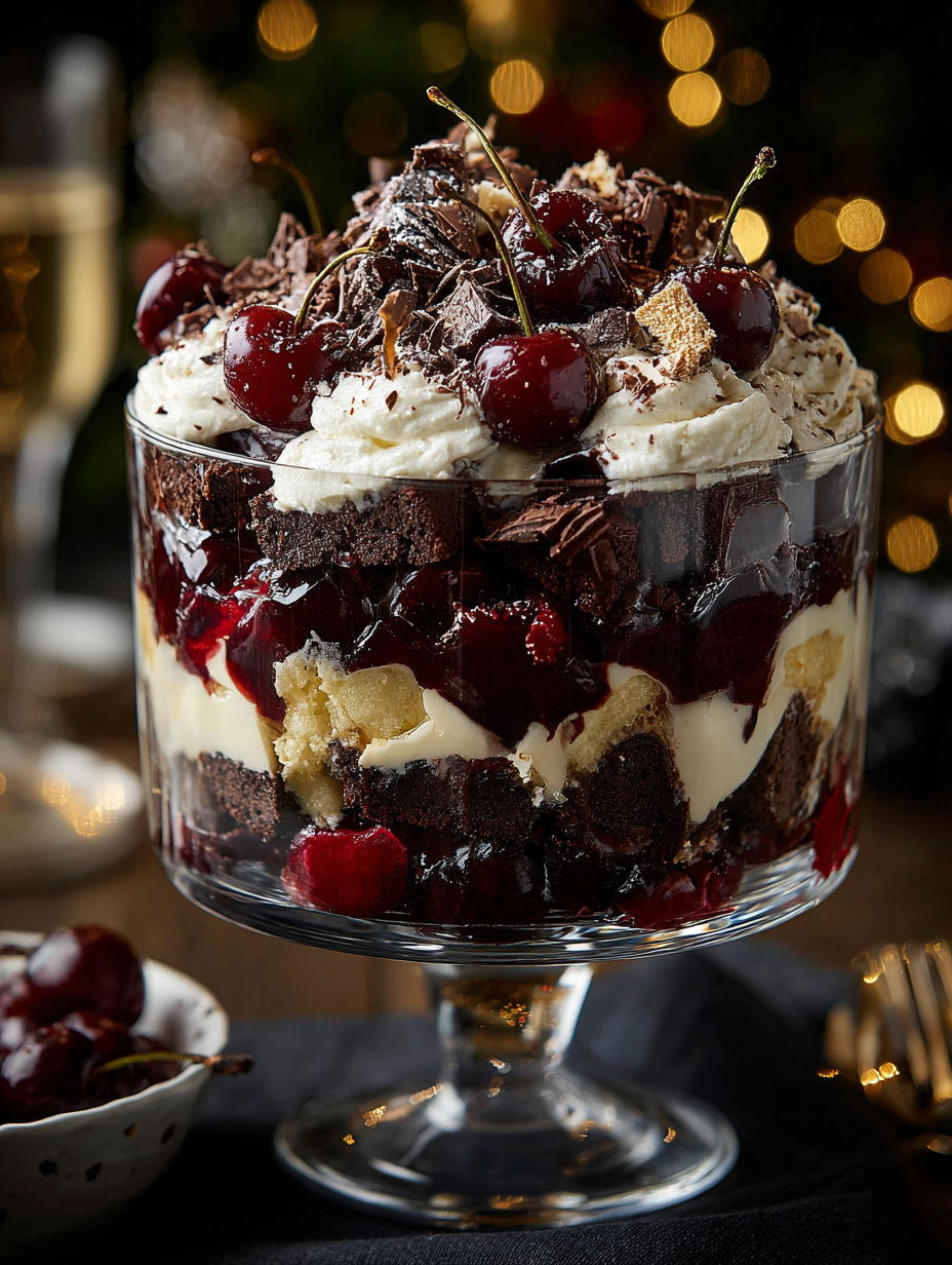 A Black Forest Trifle for Christmas.