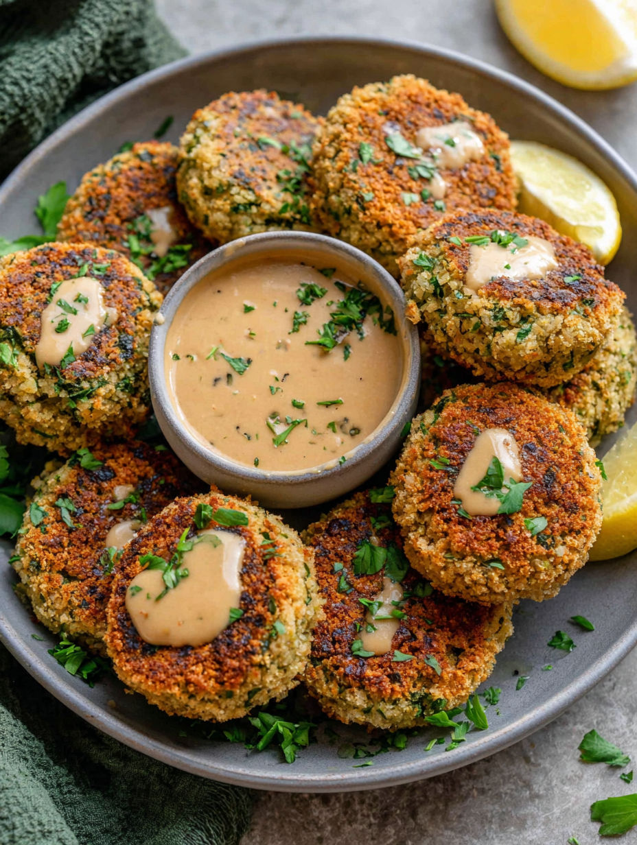 A plate of food with a bowl of sauce.