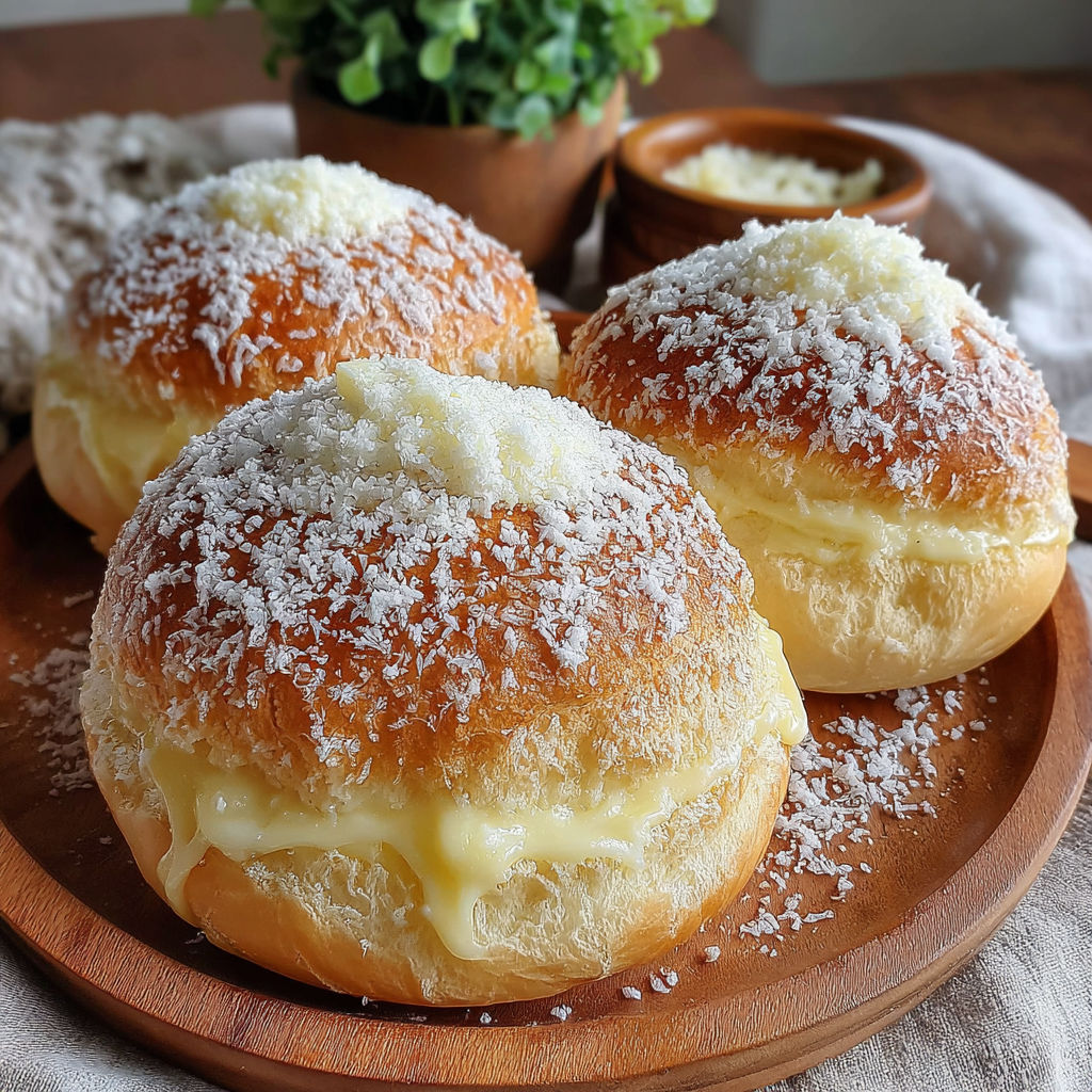 Three pieces of bread with powdered sugar on top.