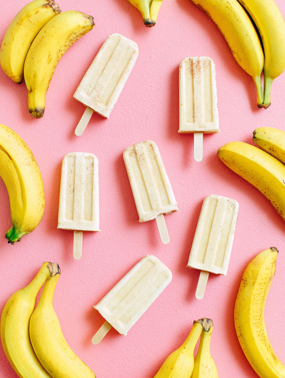 Bananas and ice cream.