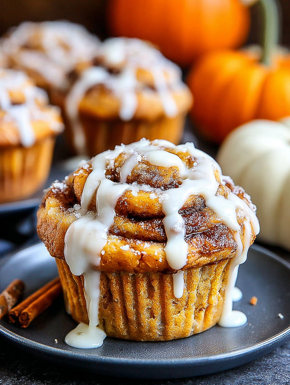 A cupcake with white frosting and a sprinkle of cinnamon.