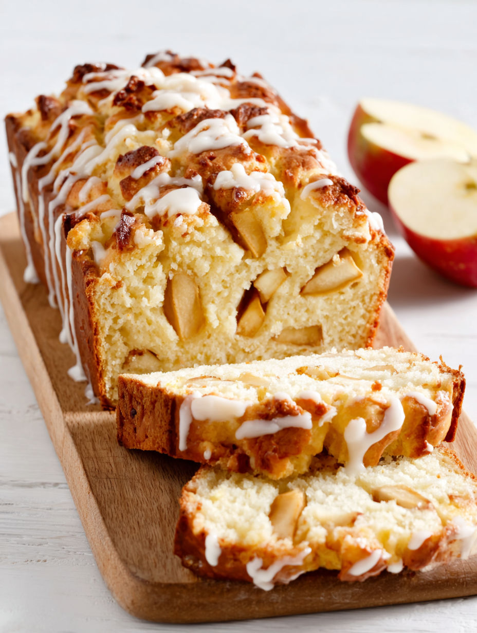 A slice of bread with white icing and nuts.