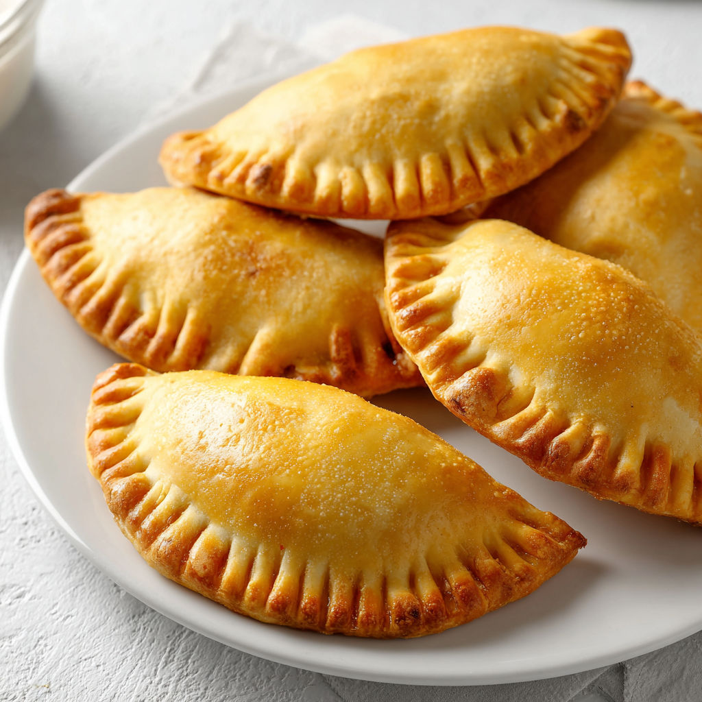 A plate of butternut squash empanadas.