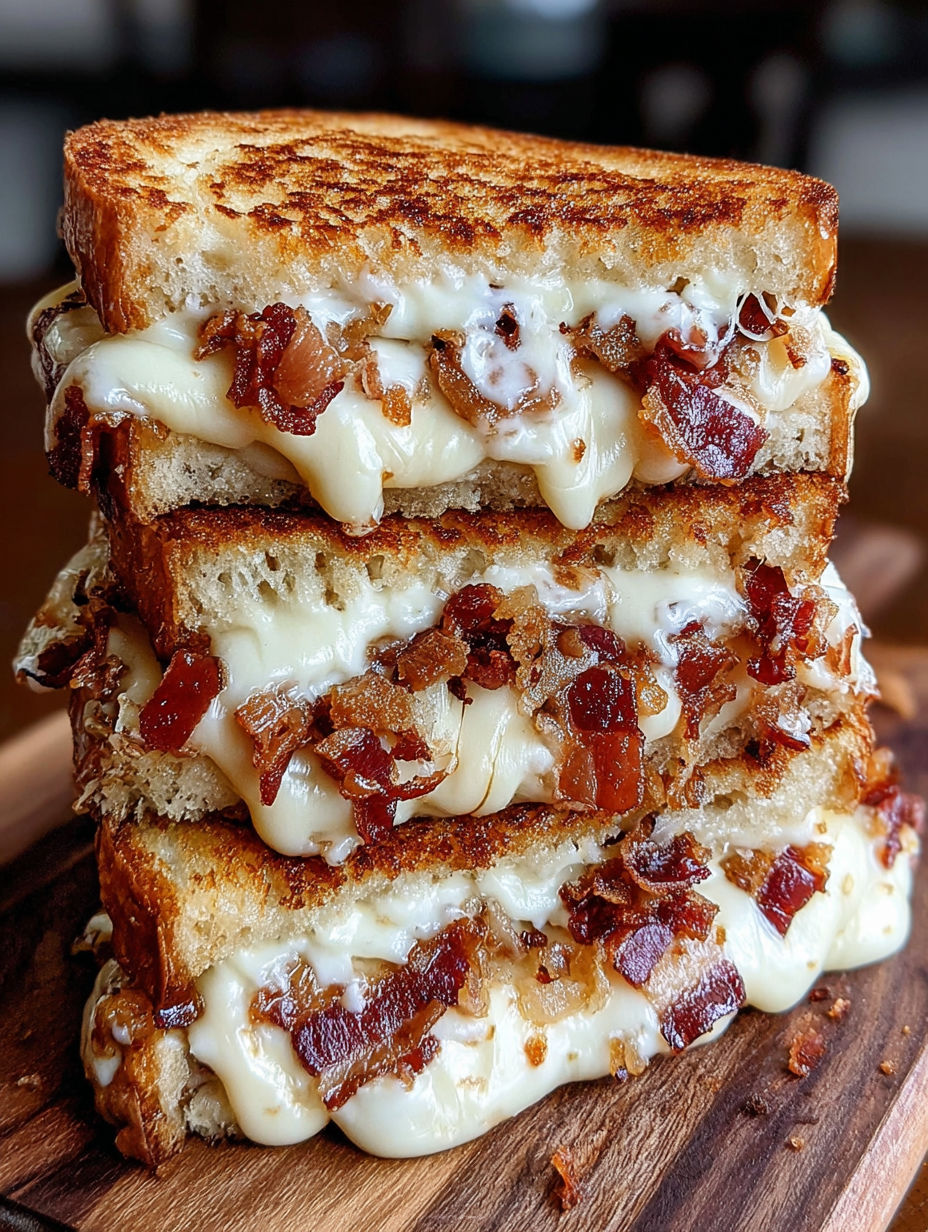 Triple cheese bacon ranch melt.