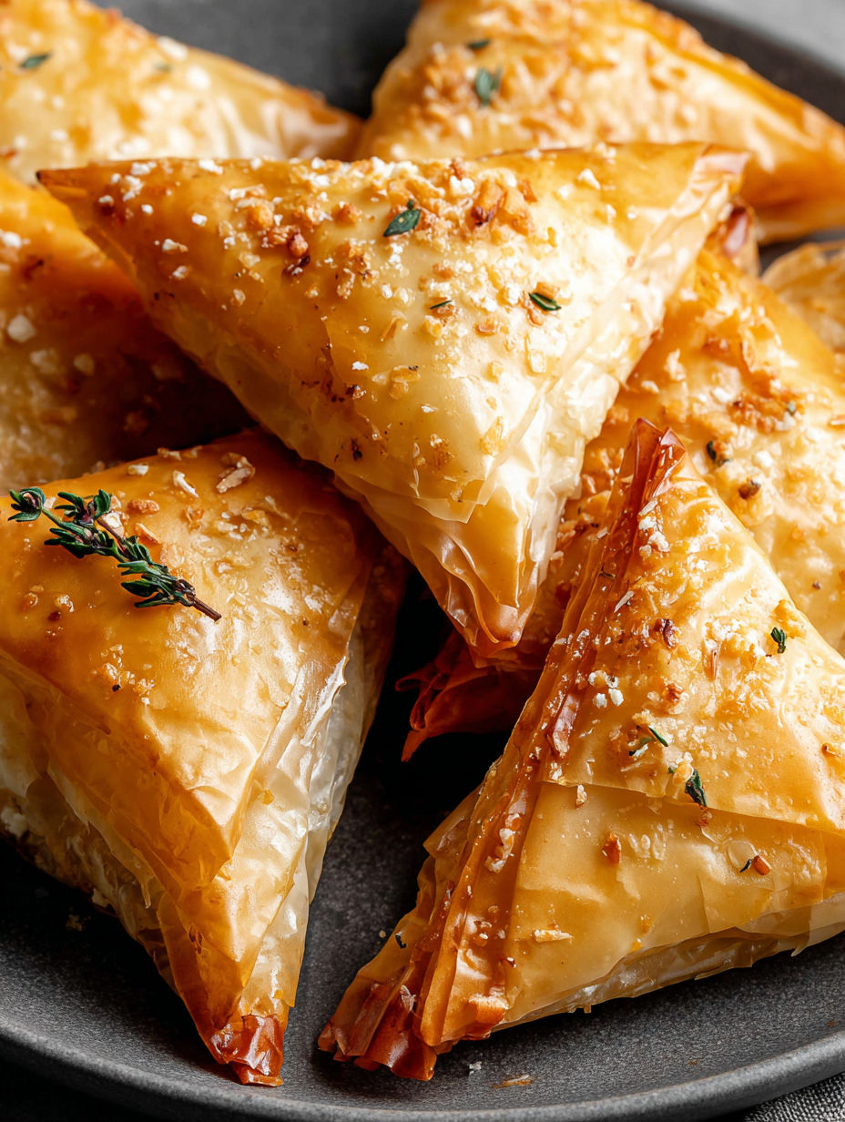 Pumpkin Phyllo Triangles - Seasonal Party Perfection!
