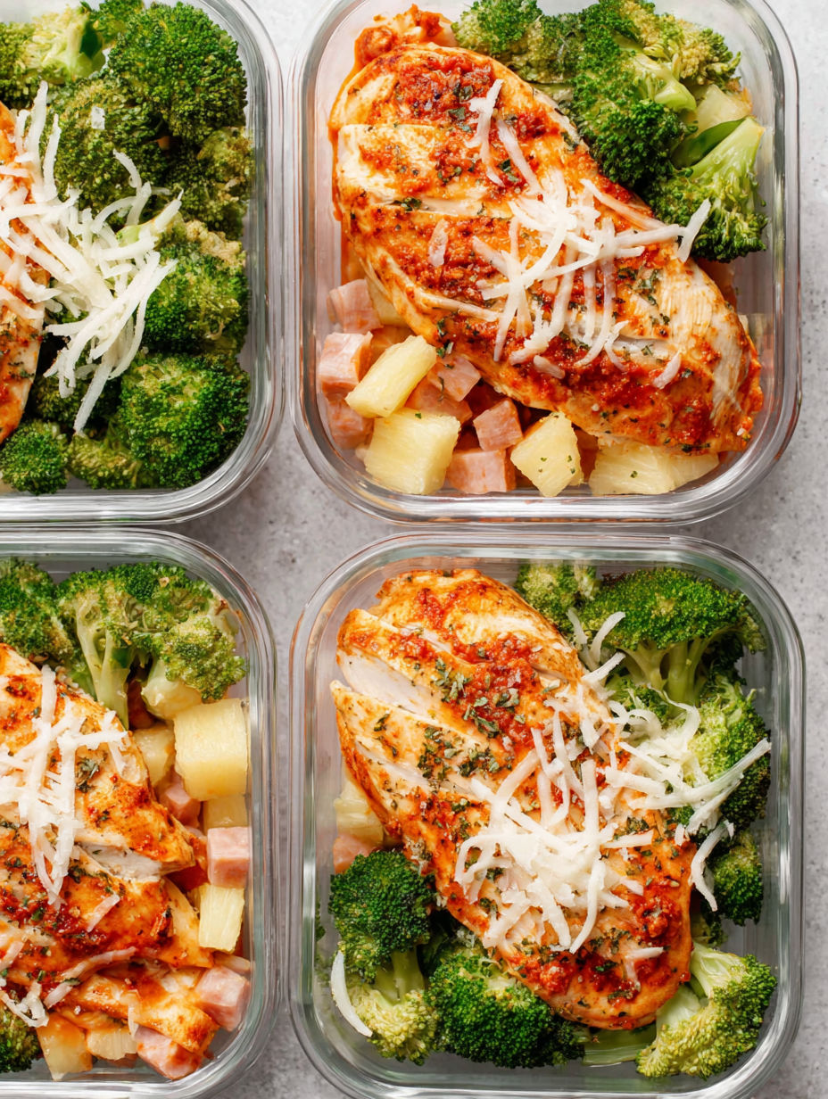 A bowl of chicken with broccoli and cheese.