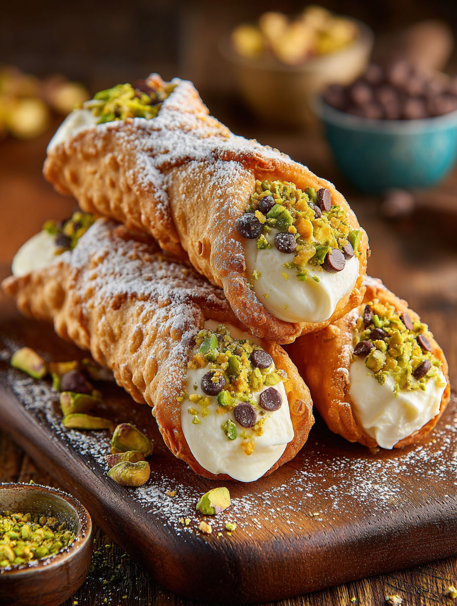 Pistachio Cannoli - Irresistibly Authentic!