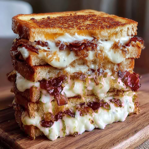 Triple cheese bacon ranch melt.